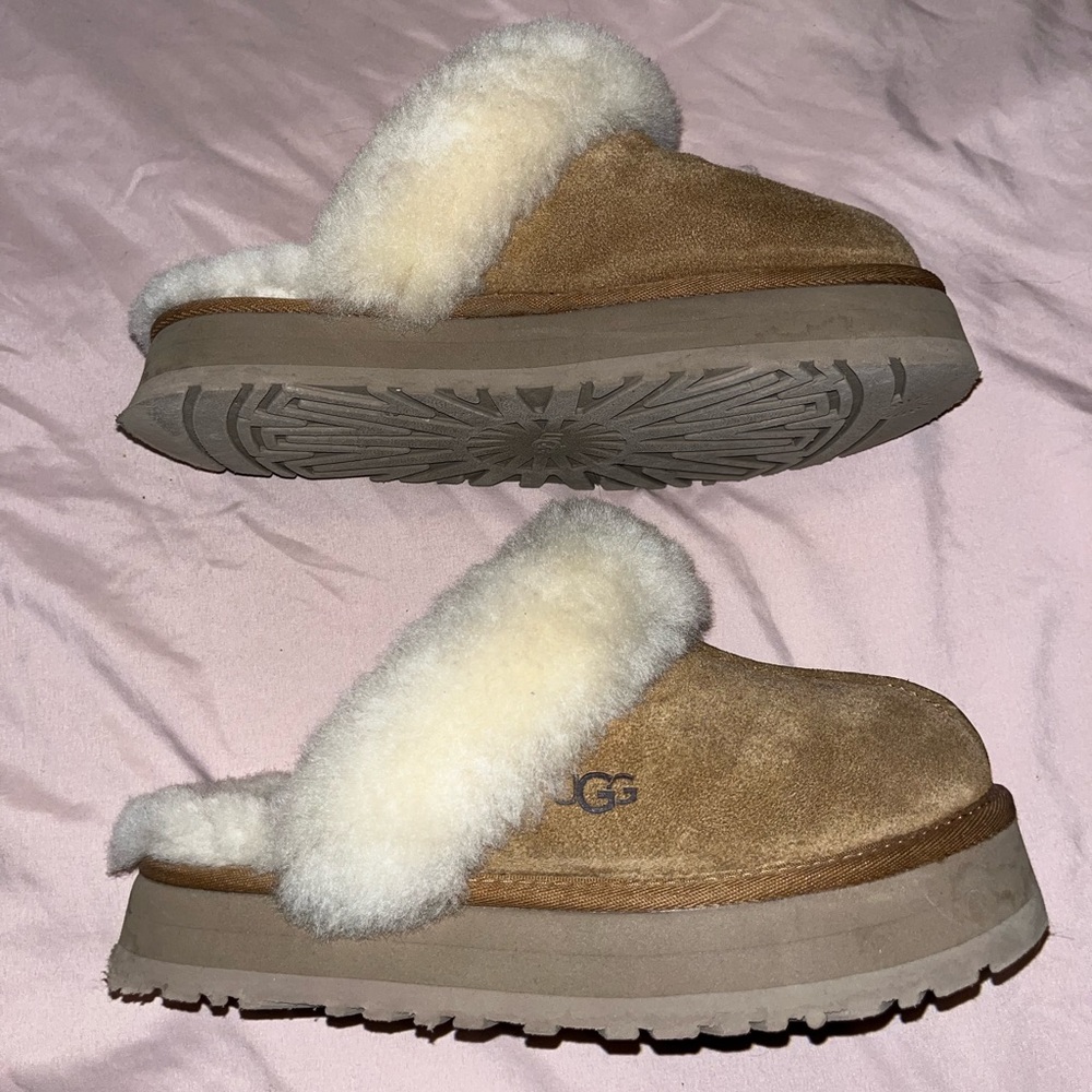 Platform Disquette ugg slippers